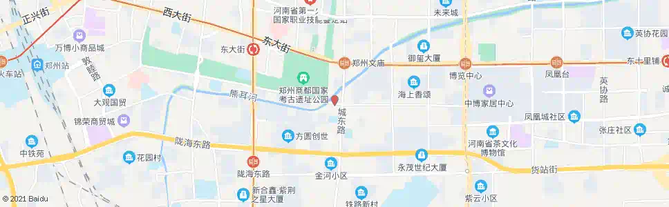 郑州城南路城东路_公交站地图_郑州公交_妙搜公交查询2025