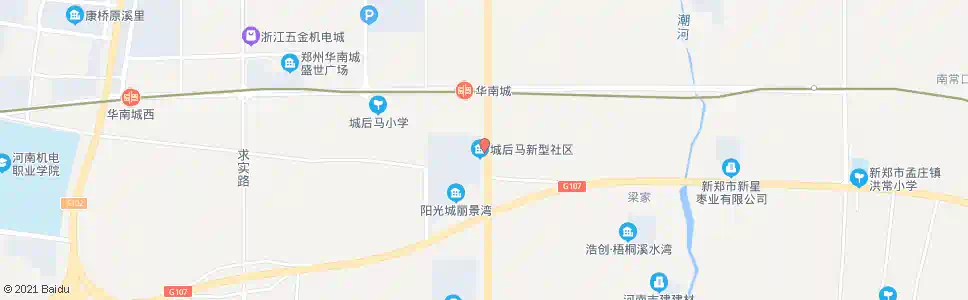 郑州城后马_公交站地图_郑州公交_妙搜公交查询2025