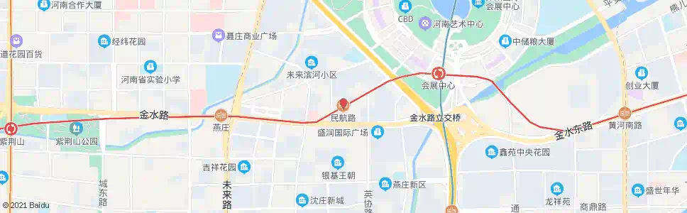 郑州民航路站_公交站地图_郑州公交_妙搜公交查询2025