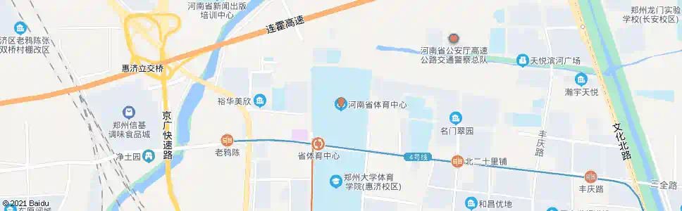 郑州省体育中心站_公交站地图_郑州公交_妙搜公交查询2025