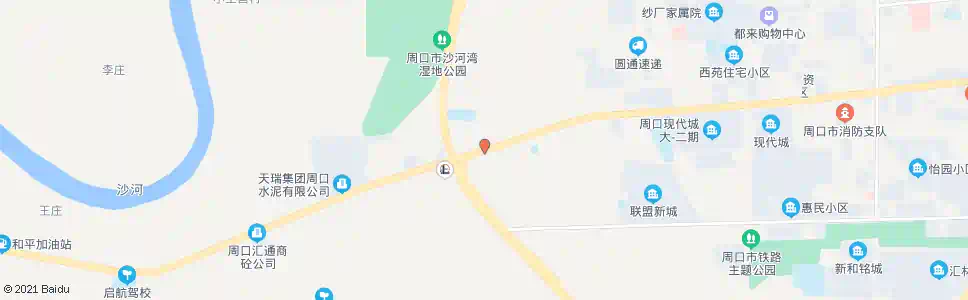 周口西环路口_公交站地图_周口公交_妙搜公交查询2025