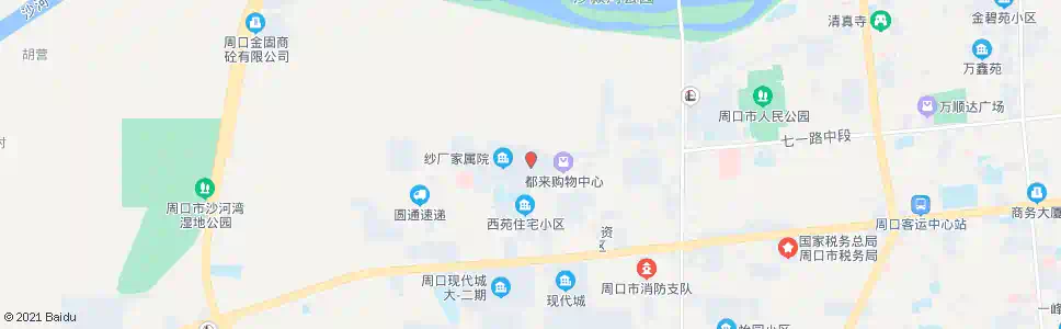 周口纱厂_公交站地图_周口公交_妙搜公交查询2025