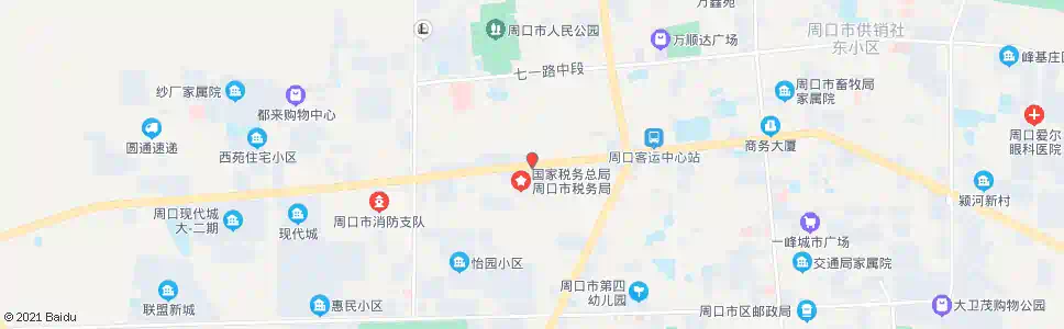 周口常青路口_公交站地图_周口公交_妙搜公交查询2025