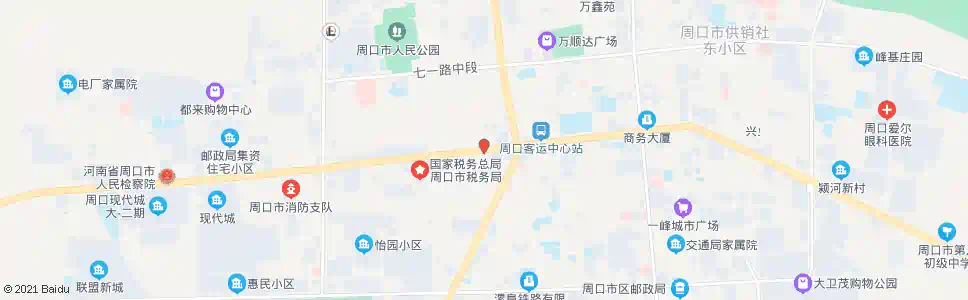 周口荷花南门_公交站地图_周口公交_妙搜公交查询2025