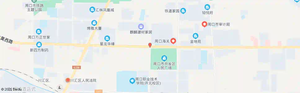 周口五一路北口_公交站地图_周口公交_妙搜公交查询2025