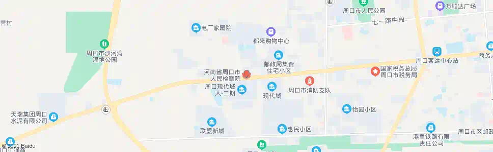 周口检察院_公交站地图_周口公交_妙搜公交查询2025
