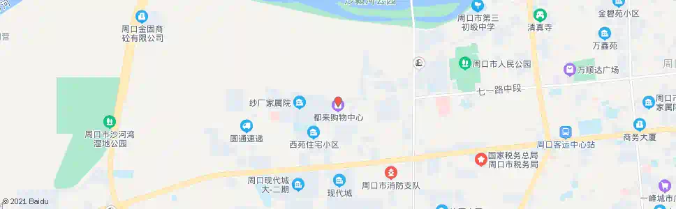 周口纺城影院_公交站地图_周口公交_妙搜公交查询2025