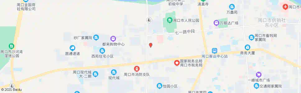 周口大闸路口(西行)_公交站地图_周口公交_妙搜公交查询2025