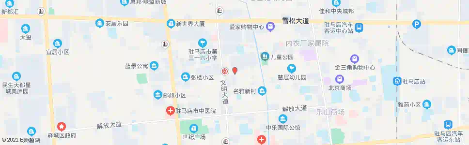 驻马店天龙市场北门_公交站地图_驻马店公交_妙搜公交查询2025