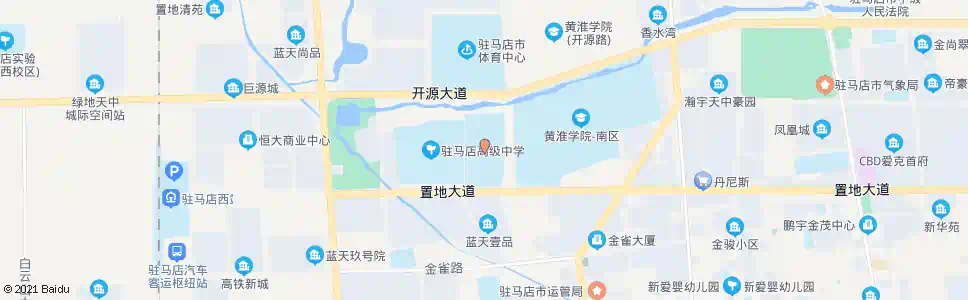 驻马店职业技术学院_公交站地图_驻马店公交_妙搜公交查询2025