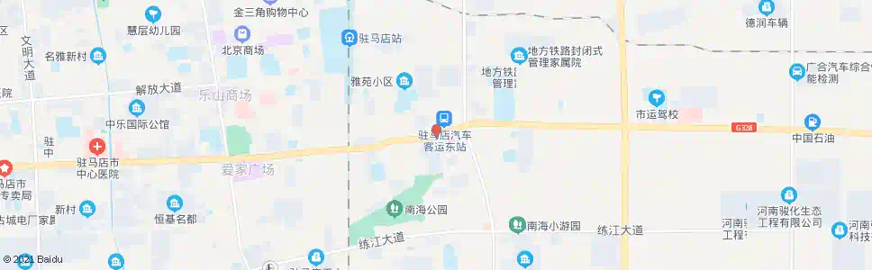 驻马店光明路口_公交站地图_驻马店公交_妙搜公交查询2025