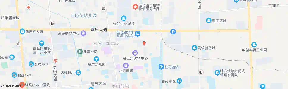 驻马店富强路幼儿园_公交站地图_驻马店公交_妙搜公交查询2025