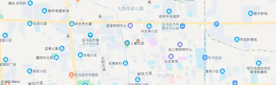 驻马店地税局(菜园街)_公交站地图_驻马店公交_妙搜公交查询2025