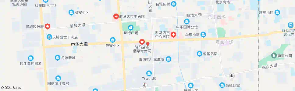 驻马店西园宾馆_公交站地图_驻马店公交_妙搜公交查询2025