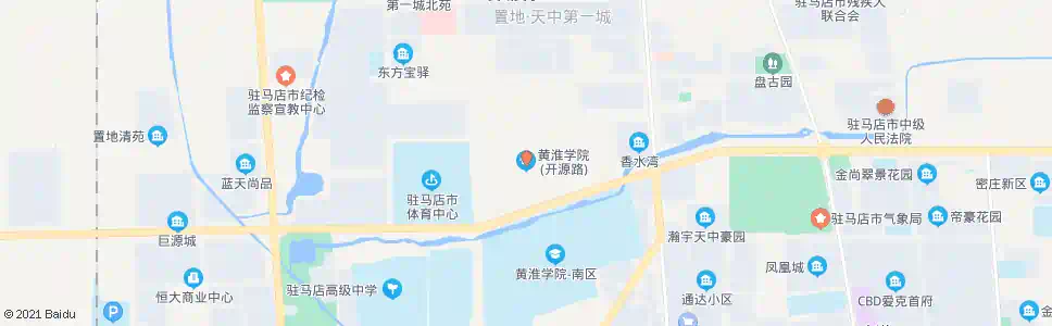 驻马店黄淮学院路口_公交站地图_驻马店公交_妙搜公交查询2025