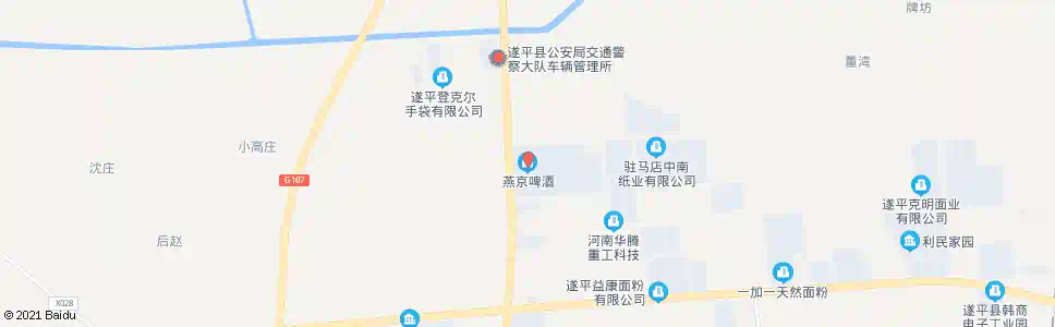 驻马店啤酒厂_公交站地图_驻马店公交_妙搜公交查询2025