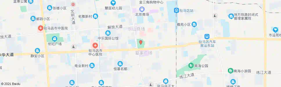 驻马店靖宇广场_公交站地图_驻马店公交_妙搜公交查询2025