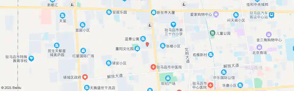 驻马店中南阳光城_公交站地图_驻马店公交_妙搜公交查询2025