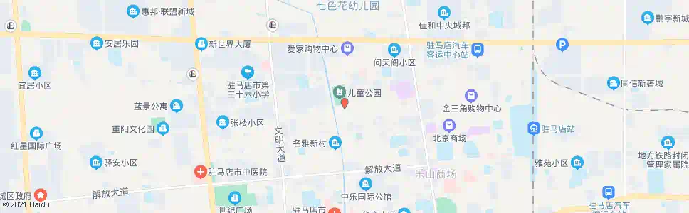 驻马店儿童公园_公交站地图_驻马店公交_妙搜公交查询2025