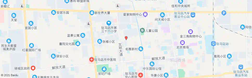 驻马店天龙市场_公交站地图_驻马店公交_妙搜公交查询2025