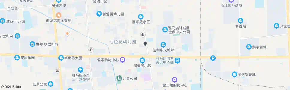 驻马店北岗楼_公交站地图_驻马店公交_妙搜公交查询2025