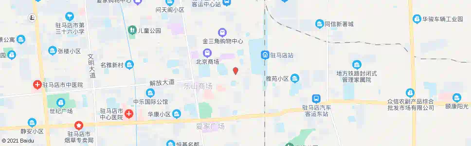 驻马店市第二中医院_公交站地图_驻马店公交_妙搜公交查询2025