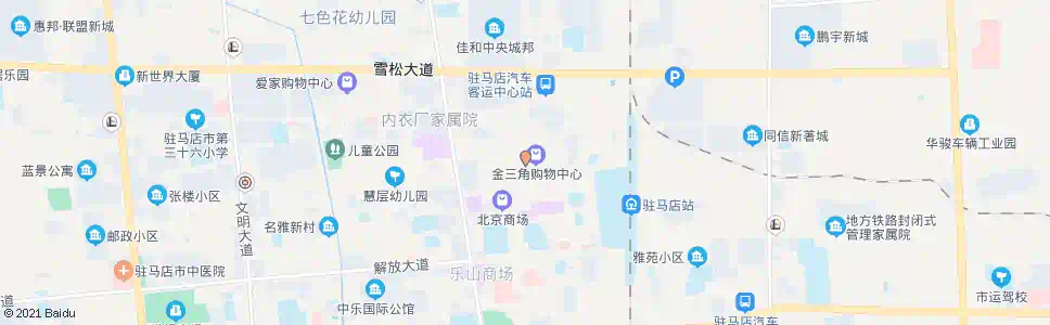 驻马店宏大市场南门_公交站地图_驻马店公交_妙搜公交查询2025