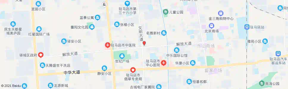 驻马店农行大厦_公交站地图_驻马店公交_妙搜公交查询2025