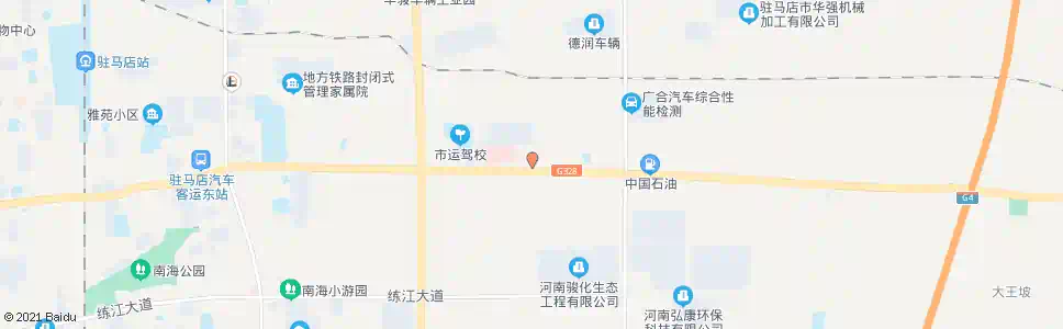 驻马店化肥厂_公交站地图_驻马店公交_妙搜公交查询2025