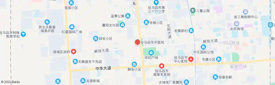 驻马店市中医院_公交站地图_驻马店公交_妙搜公交查询2025