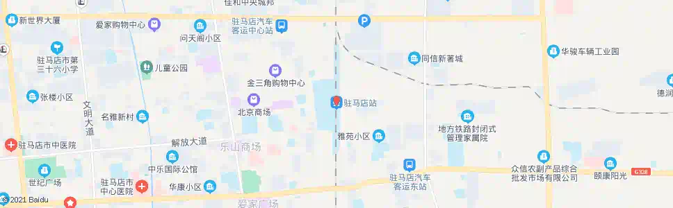 驻马店火车站_公交站地图_驻马店公交_妙搜公交查询2025