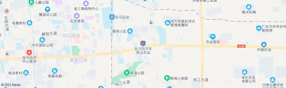 驻马店新汽车站_公交站地图_驻马店公交_妙搜公交查询2025