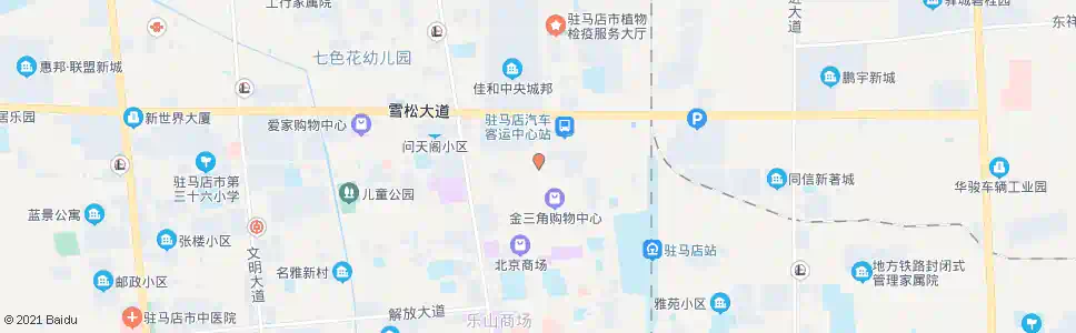 驻马店温州步行街_公交站地图_驻马店公交_妙搜公交查询2025