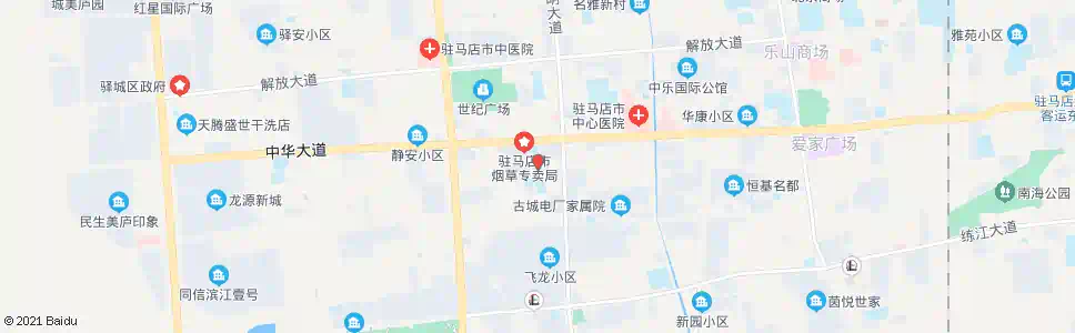驻马店市第二小学_公交站地图_驻马店公交_妙搜公交查询2025