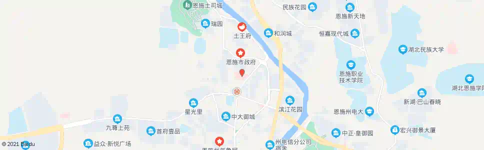 恩施市中心医院_公交站地图_恩施公交_妙搜公交查询2025