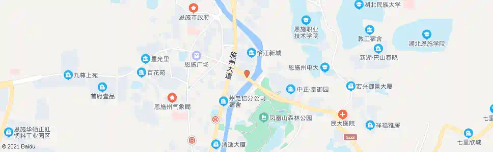 恩施招呼站1_公交站地图_恩施公交_妙搜公交查询2025