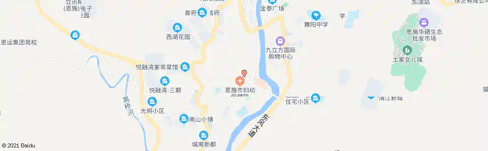 恩施大十街_公交站地图_恩施公交_妙搜公交查询2025