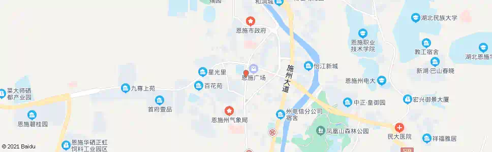 恩施航空路客运站_公交站地图_恩施公交_妙搜公交查询2025