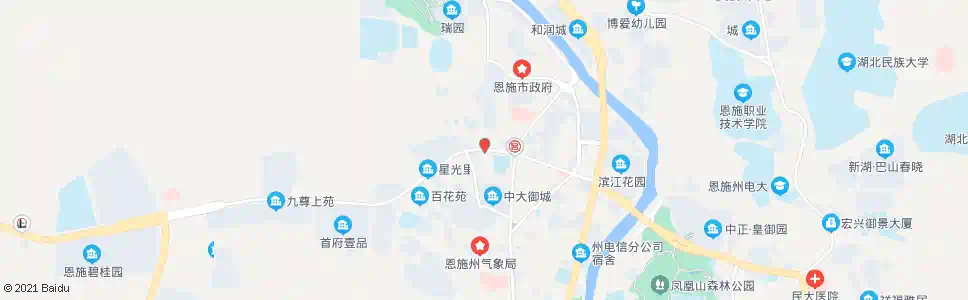 恩施小渡船中学_公交站地图_恩施公交_妙搜公交查询2025