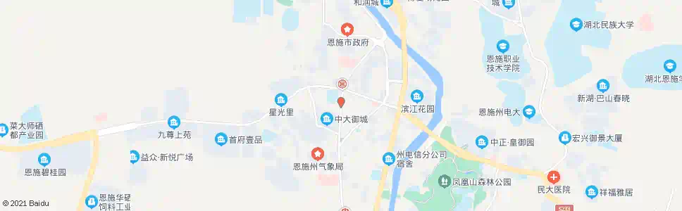 恩施航空路车站_公交站地图_恩施公交_妙搜公交查询2025