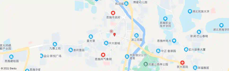 恩施恩施广场_公交站地图_恩施公交_妙搜公交查询2025