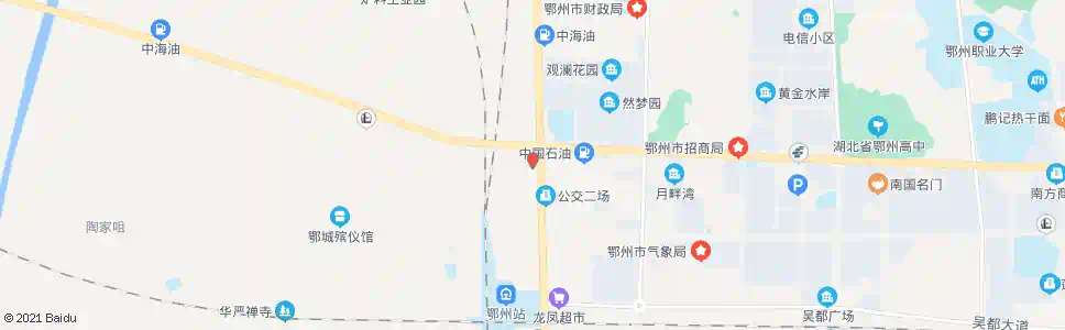 鄂州石山加油站_公交站地图_鄂州公交_妙搜公交查询2025