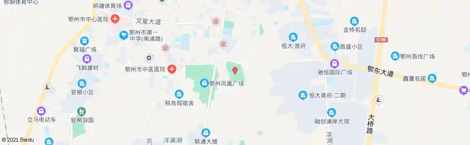 鄂州凤凰山庄_公交站地图_鄂州公交_妙搜公交查询2025