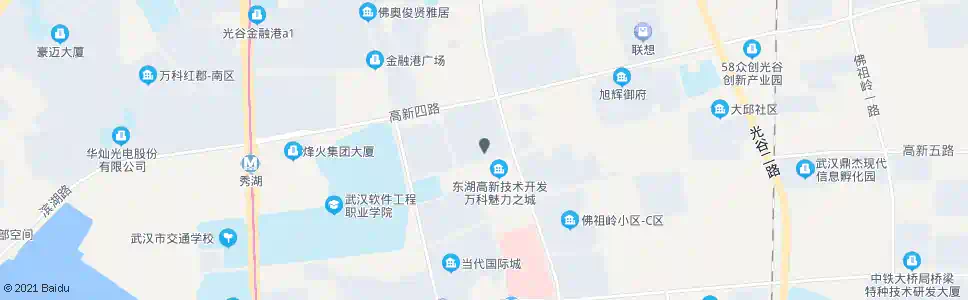鄂州高新四路万科魅力之城_公交站地图_鄂州公交_妙搜公交查询2025