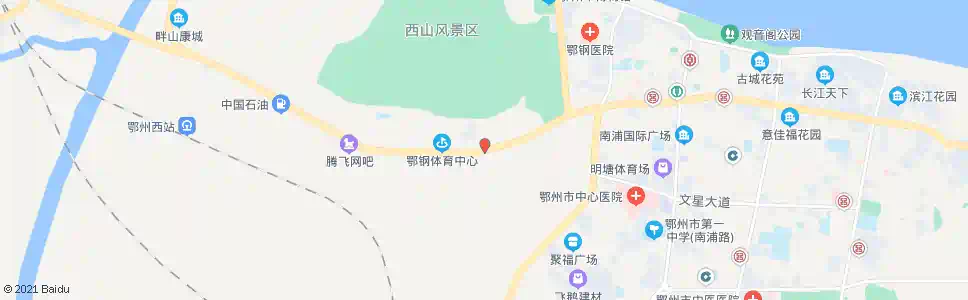 鄂州鄂钢二招_公交站地图_鄂州公交_妙搜公交查询2025