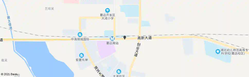 鄂州高新大道大湾_公交站地图_鄂州公交_妙搜公交查询2025