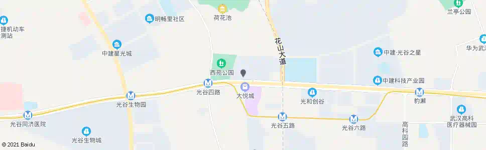 鄂州高新大道光谷公共服务中心_公交站地图_鄂州公交_妙搜公交查询2025