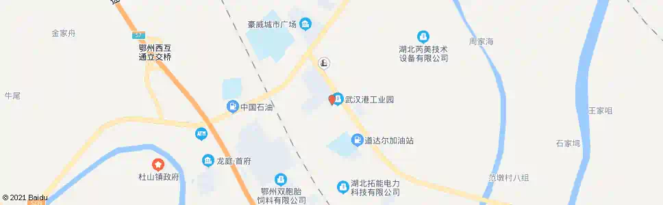 鄂州武汉港工业园_公交站地图_鄂州公交_妙搜公交查询2025