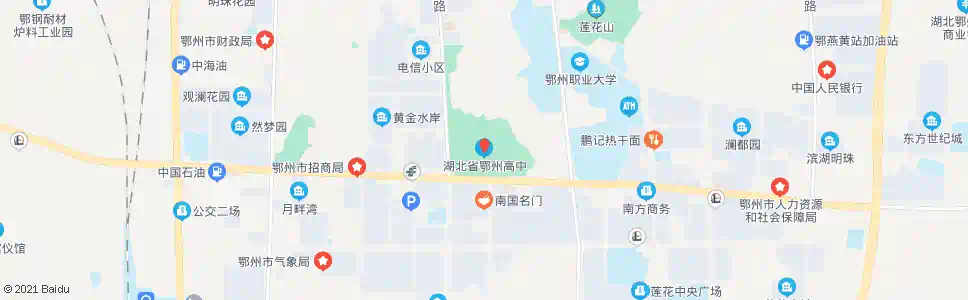 鄂州市八中_公交站地图_鄂州公交_妙搜公交查询2025