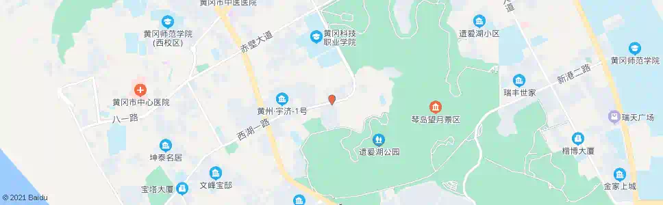 黄冈西湖一路_公交站地图_黄冈公交_妙搜公交查询2025